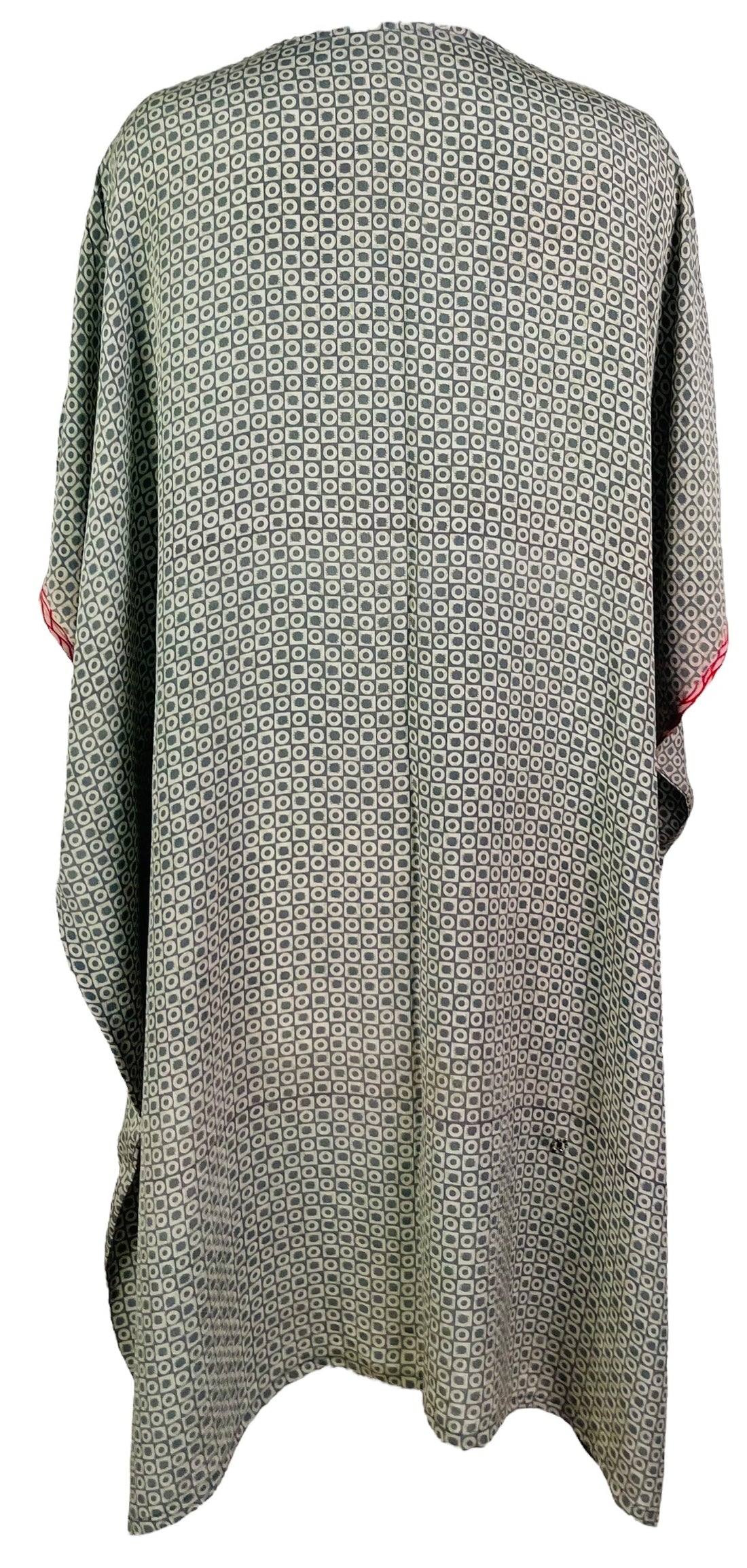 PRC7467 Avatar Pure Silk Midi Length Kaftan - Velora Luxury Fashion