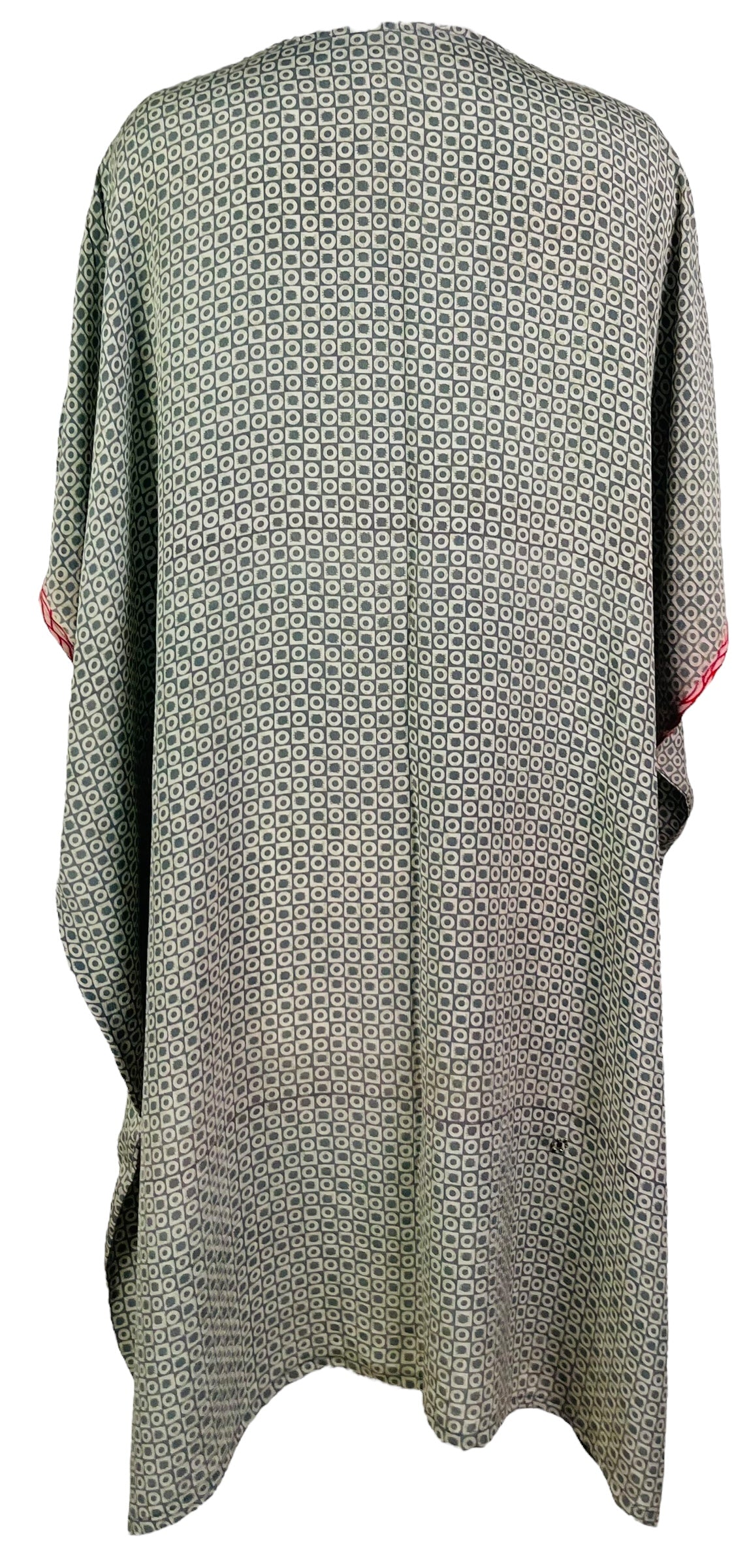 PRC7467 Avatar Pure Silk Midi Length Kaftan - Velora Luxury Fashion