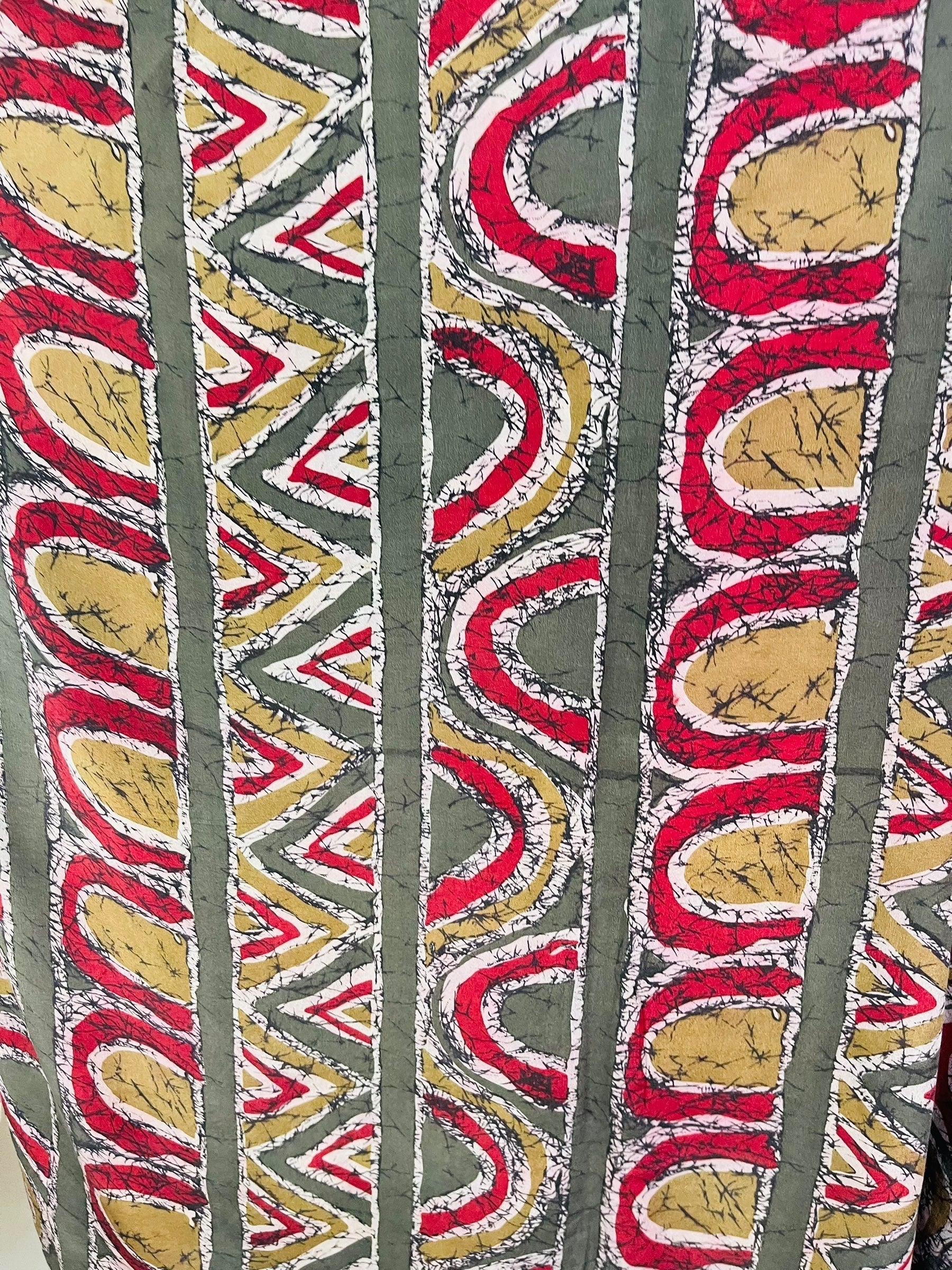 PRC7469 Avatar Pure Silk Midi Length Kaftan - Velora Luxury Fashion