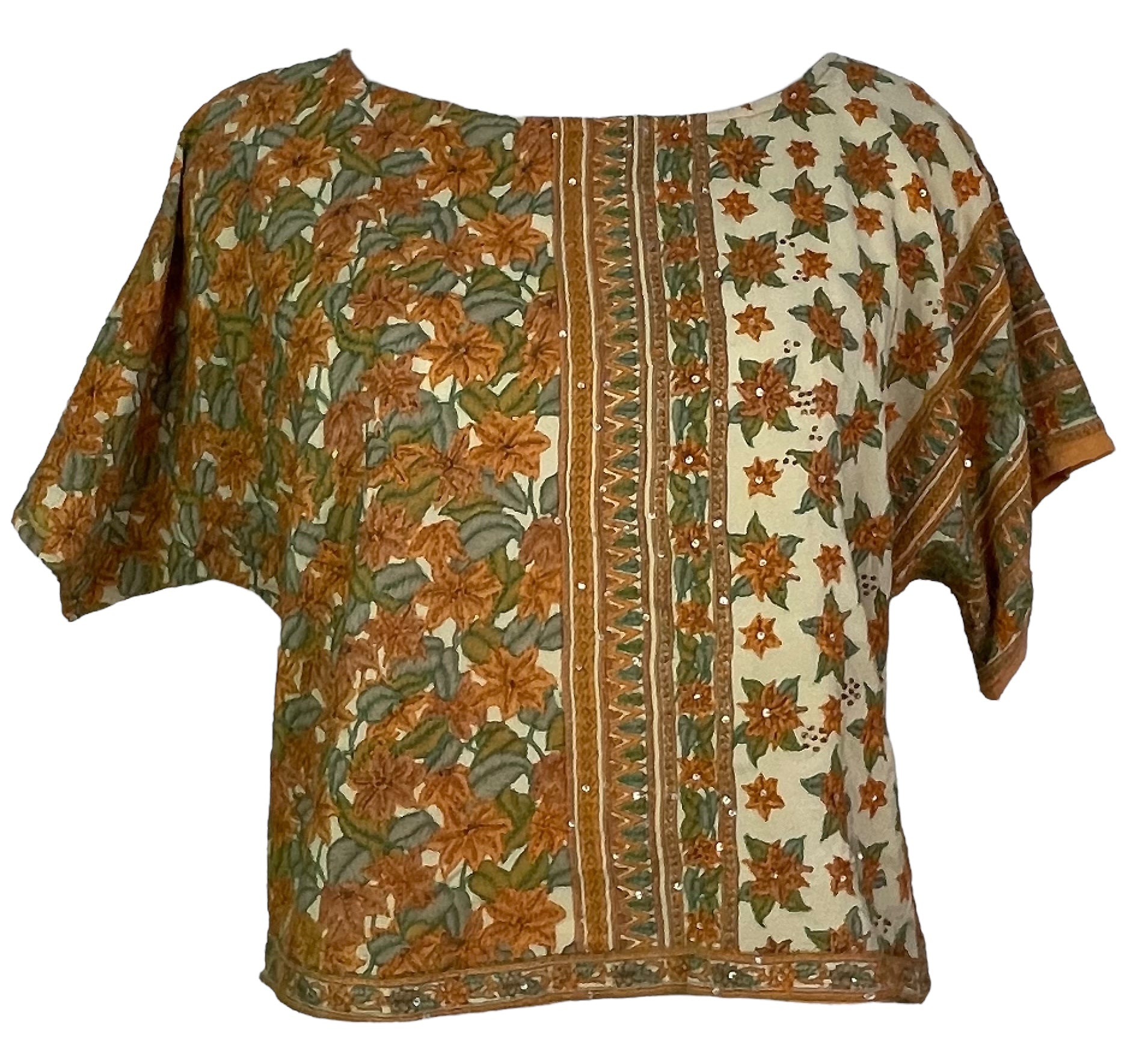 PRC7472 Avatar Pure Silk Boxy Top - Velora Luxury Fashion