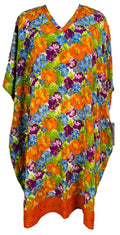 PRC7474 Avatar Pure Silk Midi Length Kaftan - Velora Luxury Fashion