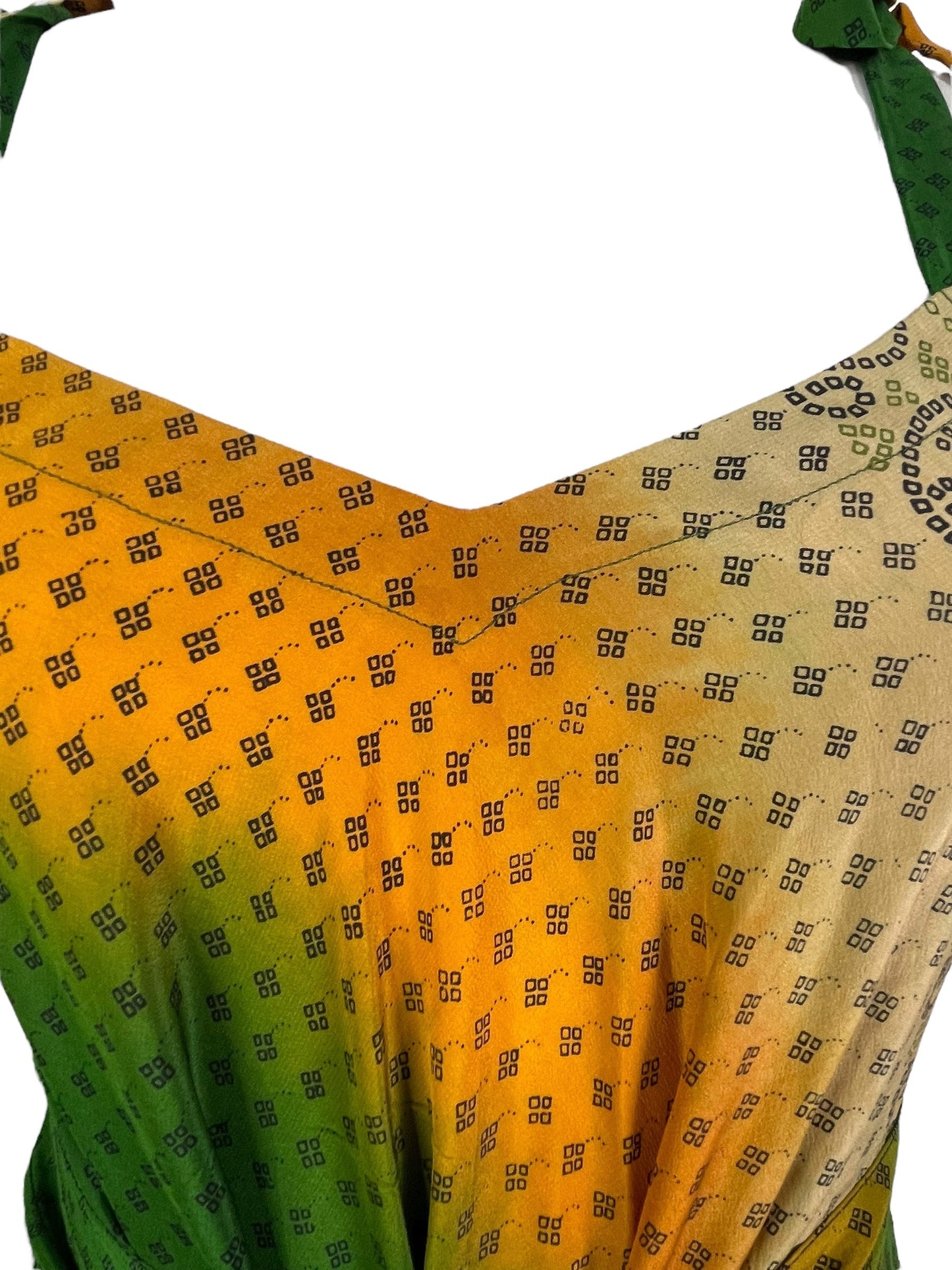 PRC7667 Avatar Pure Silk Maxi Dress with Belt - Velora Luxury Fashion