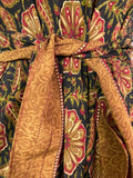 PRC7668 Avatar Pure Silk Maxi Dress with Belt - Velora Luxury Fashion