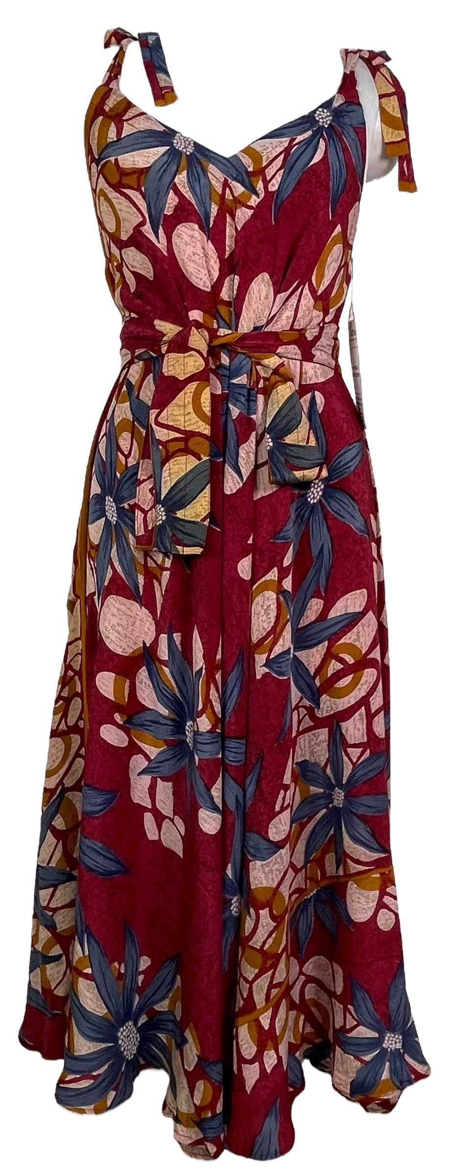 PRC7690 Avatar Pure Silk Maxi Dress with Belt - Velora Luxury Fashion