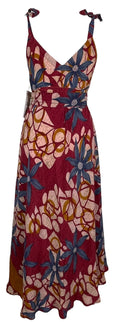 PRC7690 Avatar Pure Silk Maxi Dress with Belt - Velora Luxury Fashion