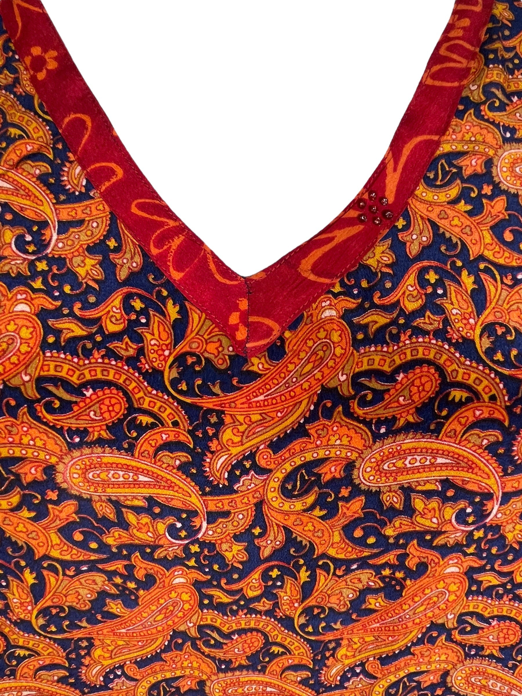 PRC7695 Avatar Pure Silk Short Kaftan Tunic with Slits - Velora Luxury Fashion