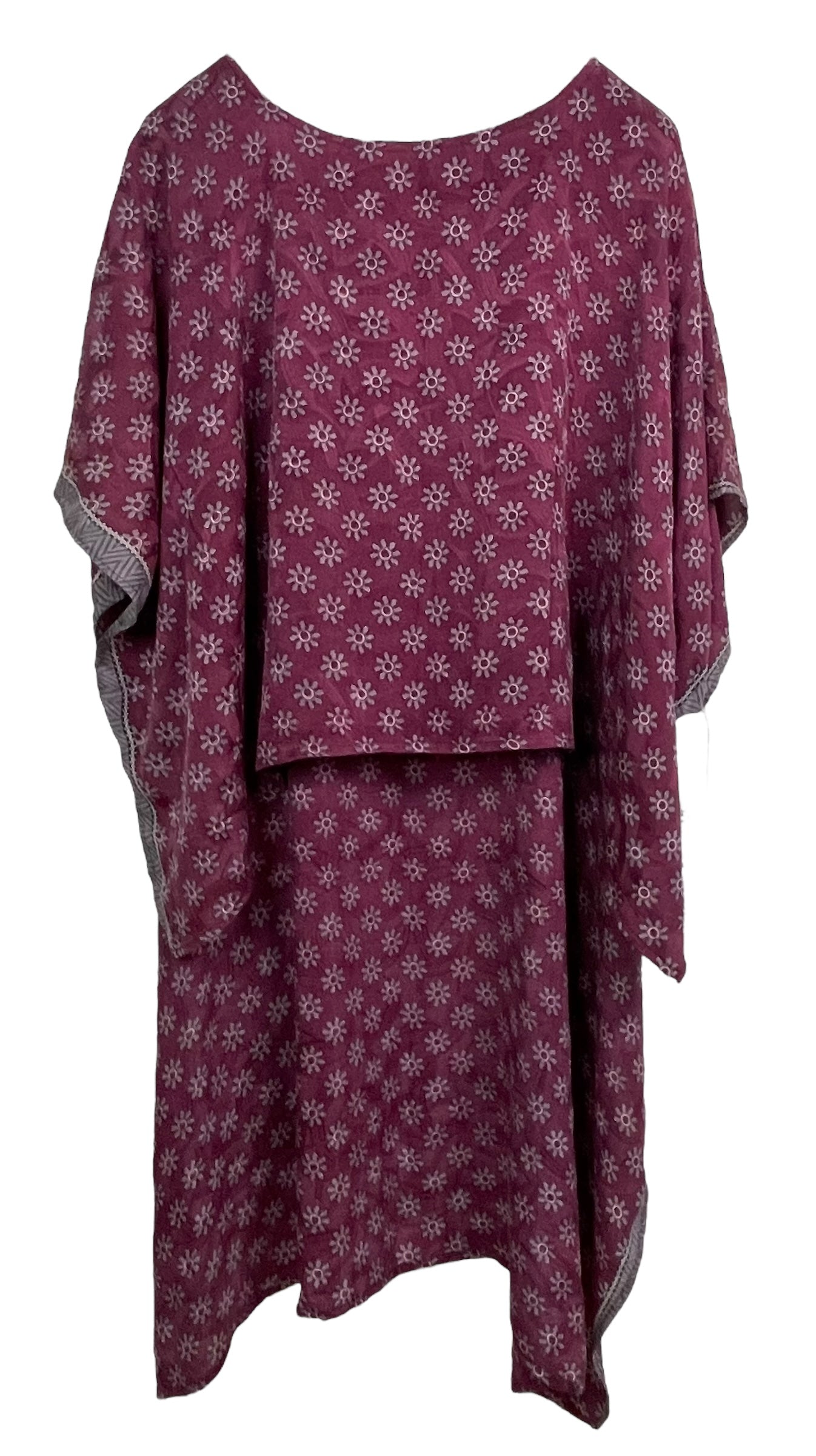 PRC7700 Avatar Pure Silk Hi Lo Top - Velora Luxury Fashion
