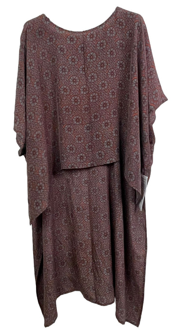 PRC7702 Avatar Pure Silk Hi Lo Top - Velora Luxury Fashion