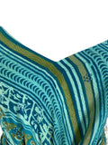 PRC7754 Avatar Pure Silk Maxi Dress with Belt - Velora Luxury Fashion