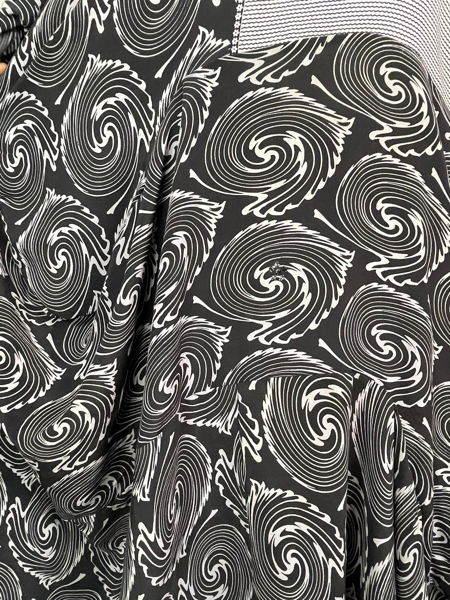 PRC7816 Avatar Pure Silk Sculptural Long Tunic Dress - Velora Luxury Fashion