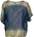 PRG5512 Sheer Avatar Pure Silk Boxy Top - Velora Luxury Fashion