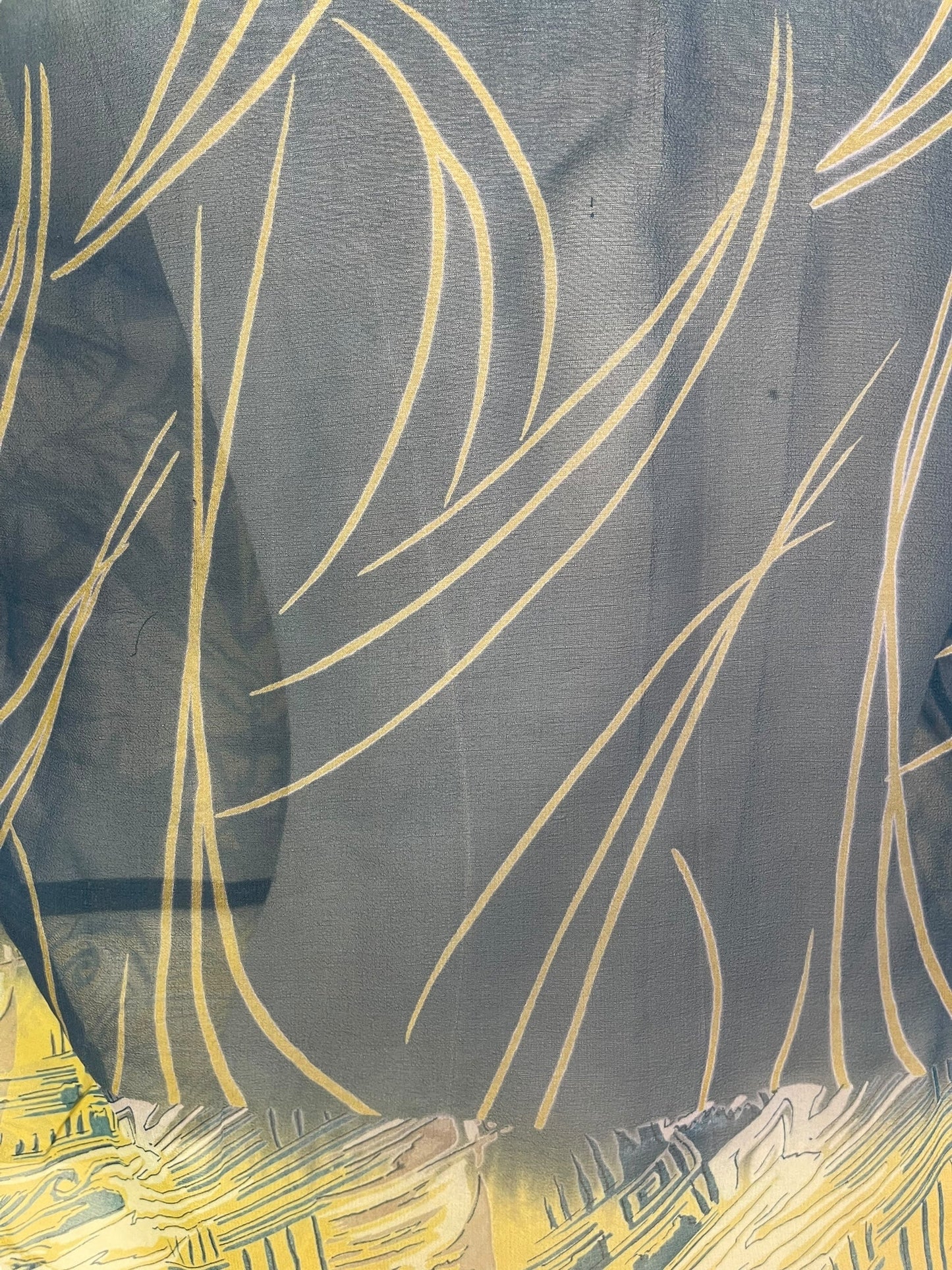 PRG5512 Sheer Avatar Pure Silk Boxy Top - Velora