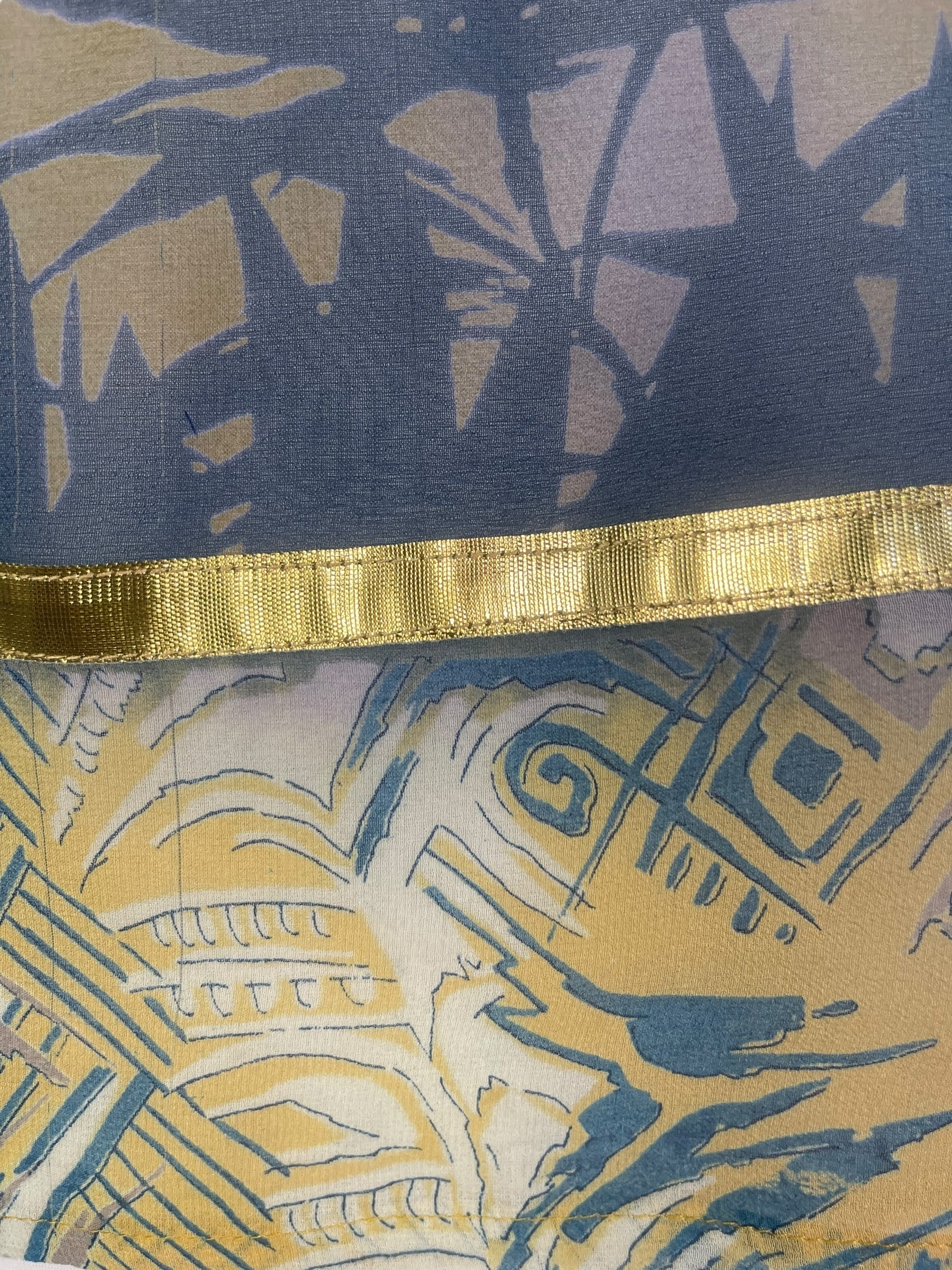 PRG5512 Sheer Avatar Pure Silk Boxy Top - Velora