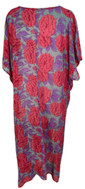 PRG5829 Sheer Avatar Pure Silk Maxi Kaftan - Velora Luxury Fashion