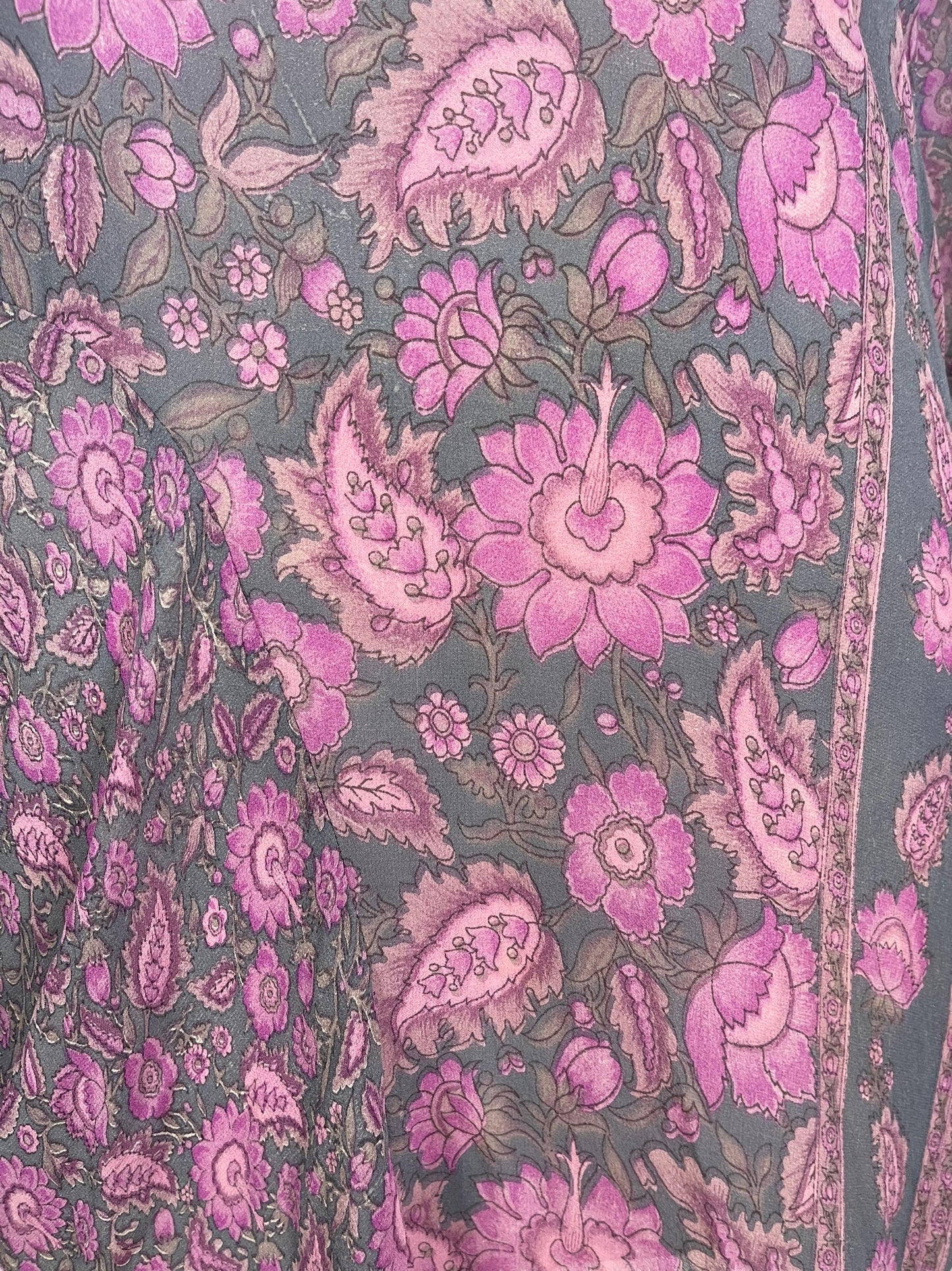 PRG6037 Sheer Avatar Pure Silk Self Pocket Tunic Dress - Velora