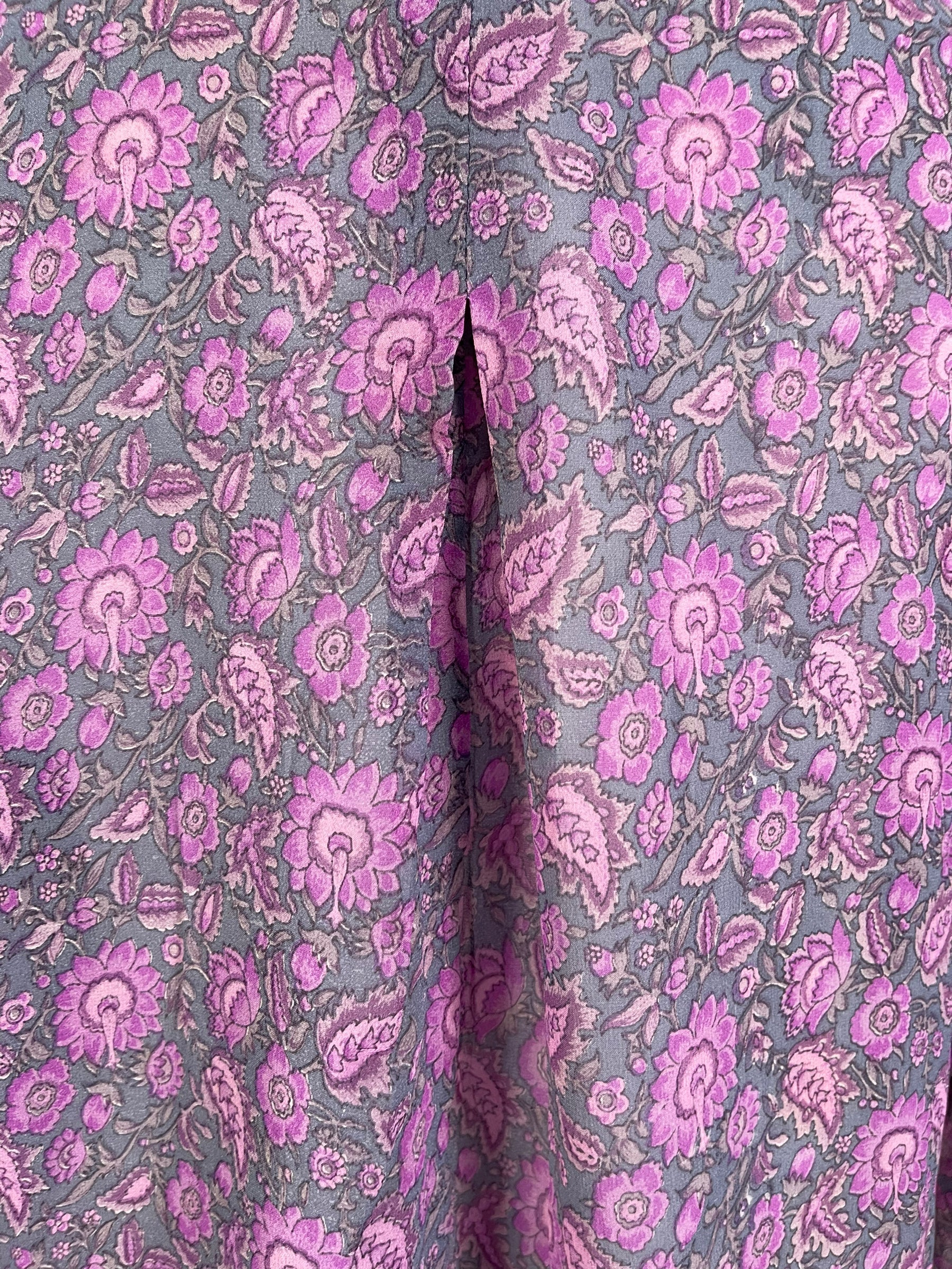 PRG6037 Sheer Avatar Pure Silk Self Pocket Tunic Dress - Velora