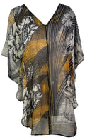 PRG6304 Sheer Avatar Pure Silk Waterfall Top - Velora Luxury Fashion