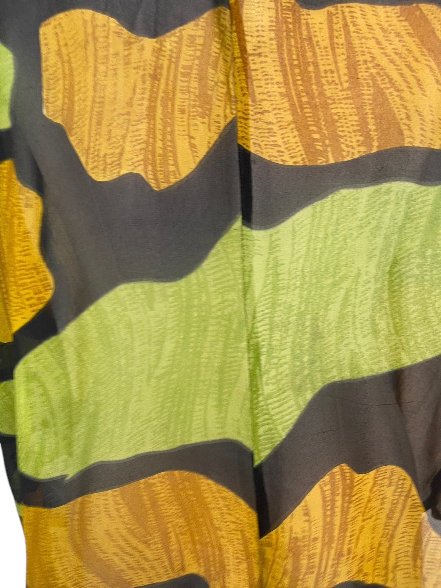 PRG6308 Sheer Avatar Pure Silk Waterfall Top - Velora Luxury Fashion