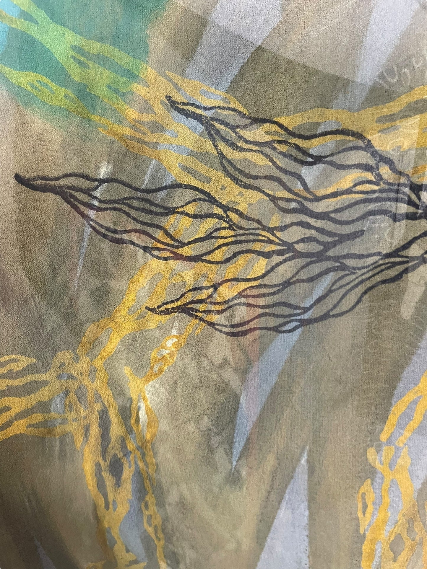 PRG6317 Sheer Avatar Pure Silk Cardigan - Velora