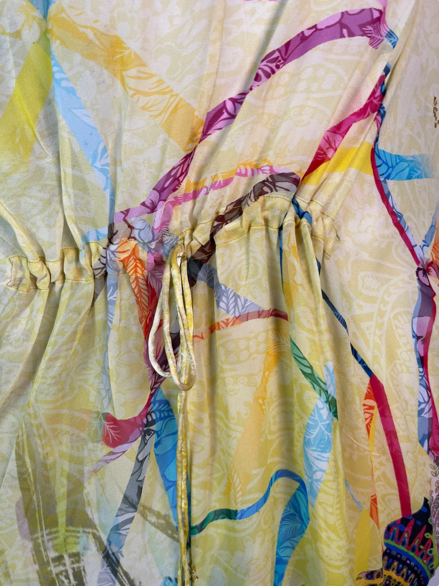 PRG6362 Sheer Avatar Pure Silk Maxi Kaftan - Velora