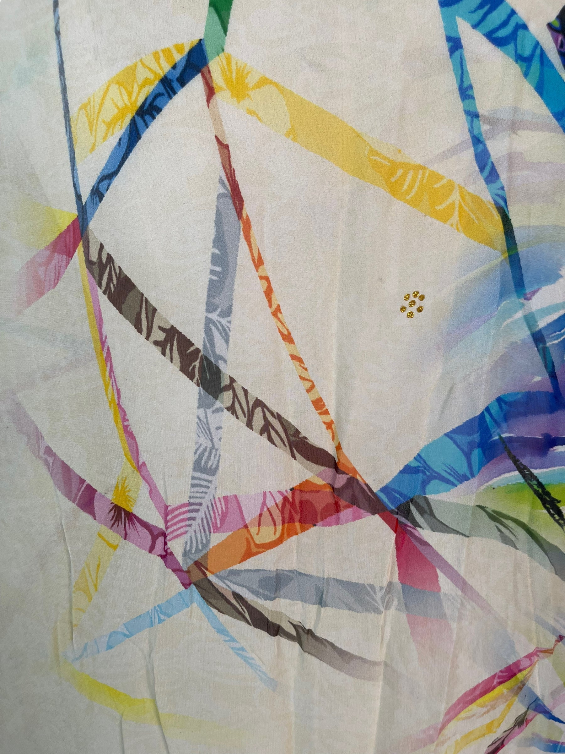 PRG6362 Sheer Avatar Pure Silk Maxi Kaftan - Velora