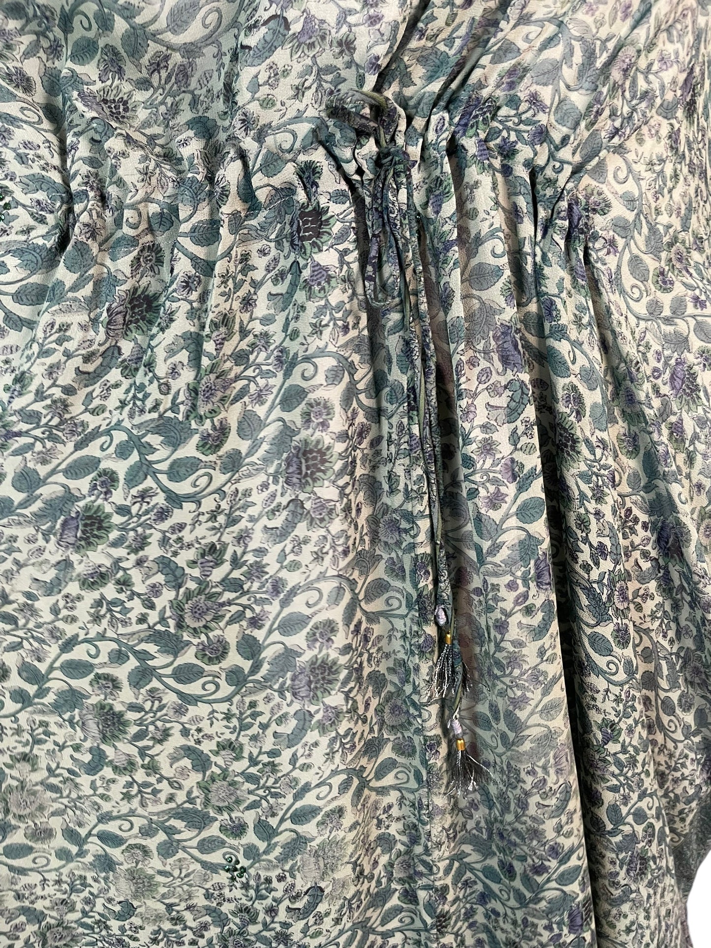 PRG6377 Sheer Avatar Pure Silk Maxi Kaftan - Velora Luxury Fashion