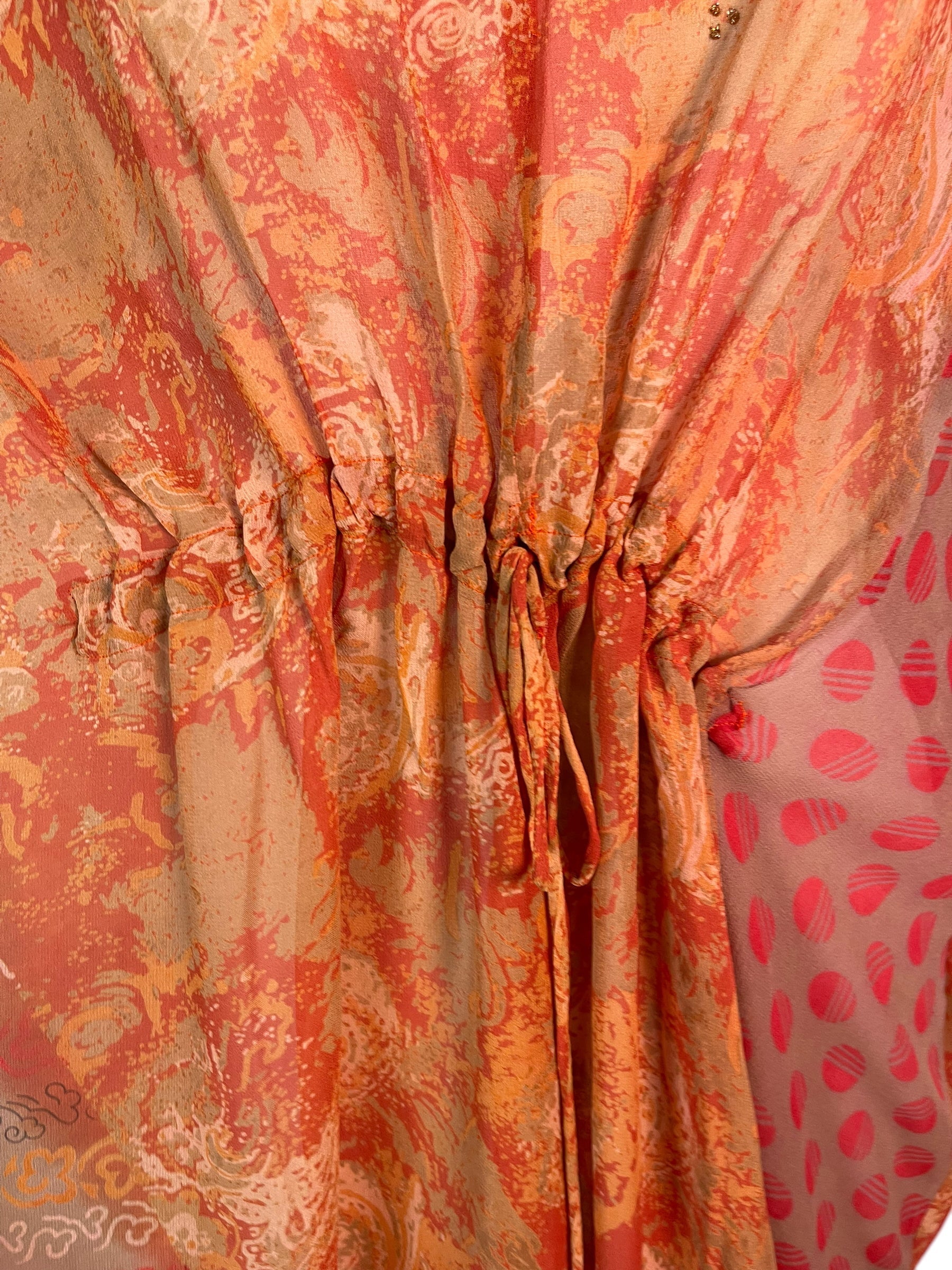 PRG6379 Sheer Avatar Pure Silk Maxi Kaftan - Velora Luxury Fashion