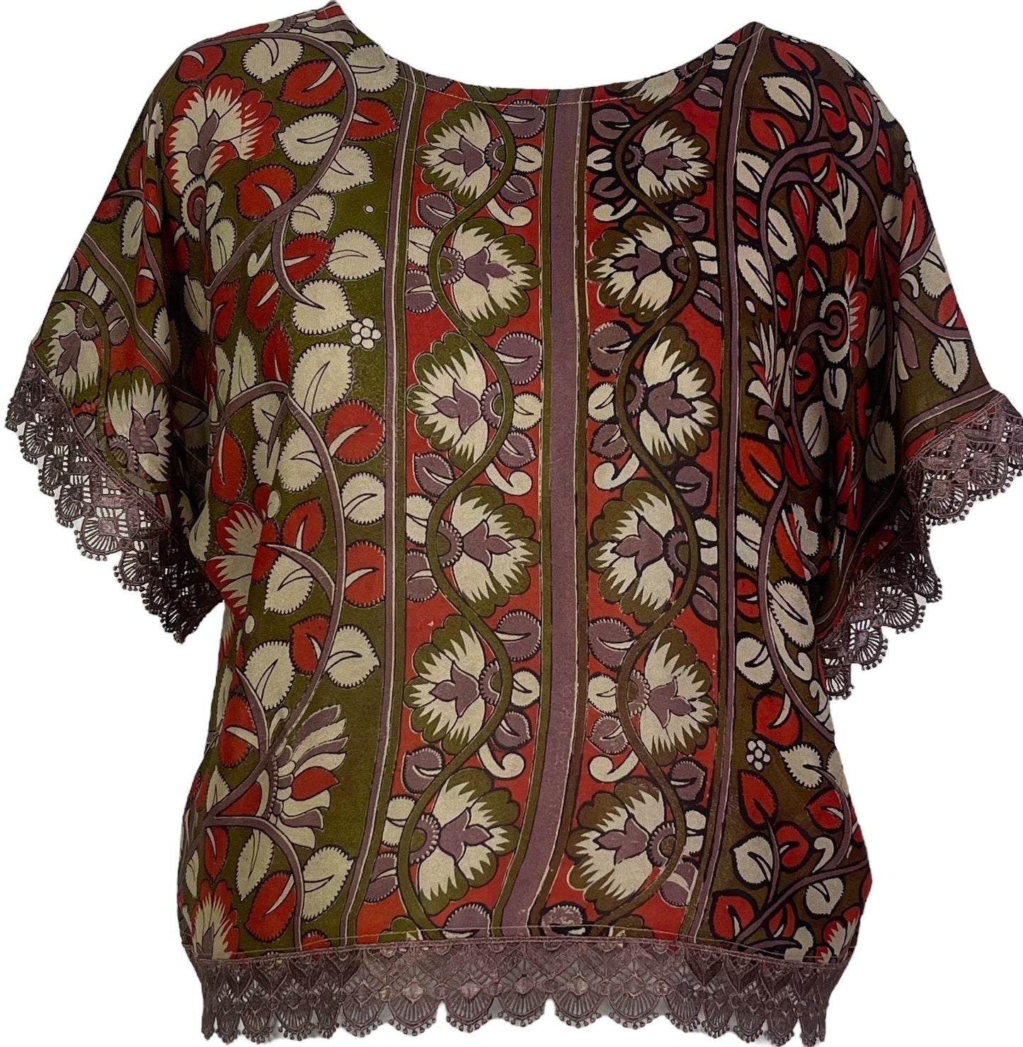 PRG6405 Sheer Avatar Pure Silk Boxy Top - Velora Luxury Fashion