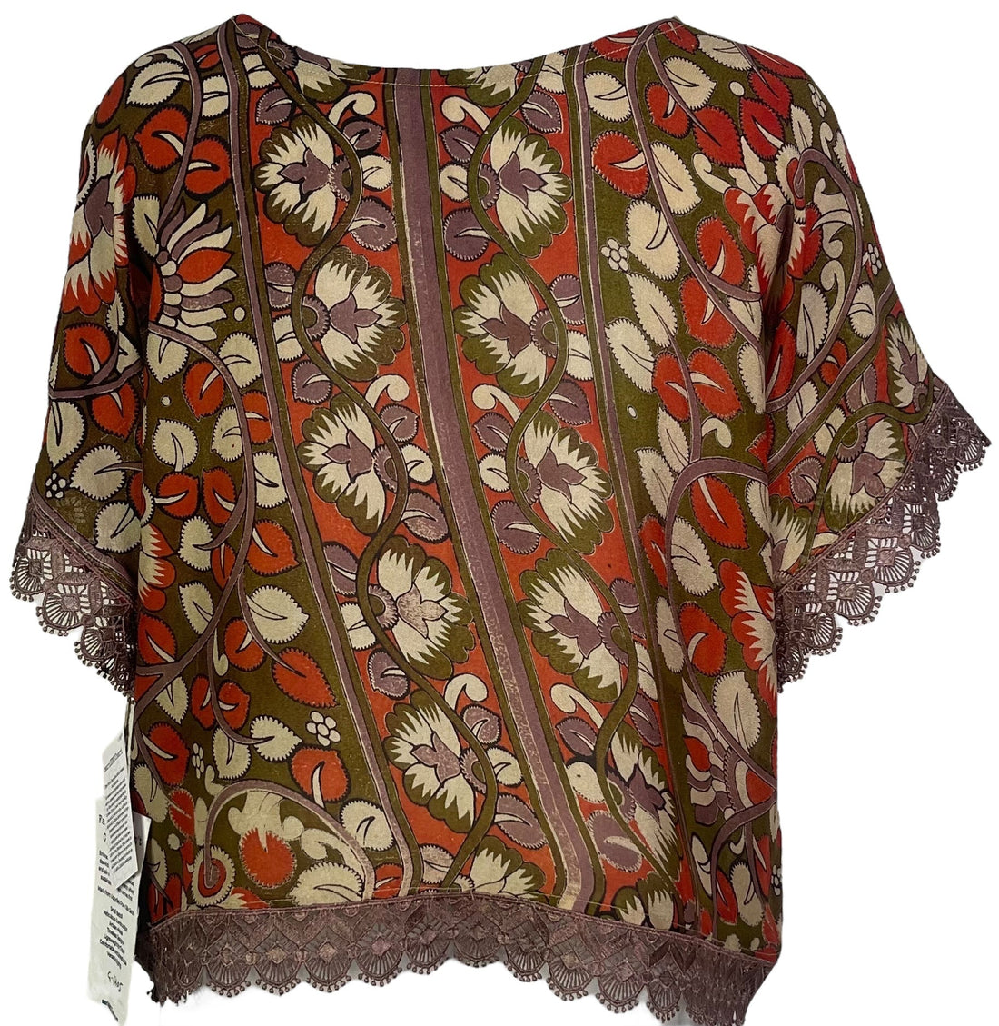 PRG6405 Sheer Avatar Pure Silk Boxy Top - Velora Luxury Fashion