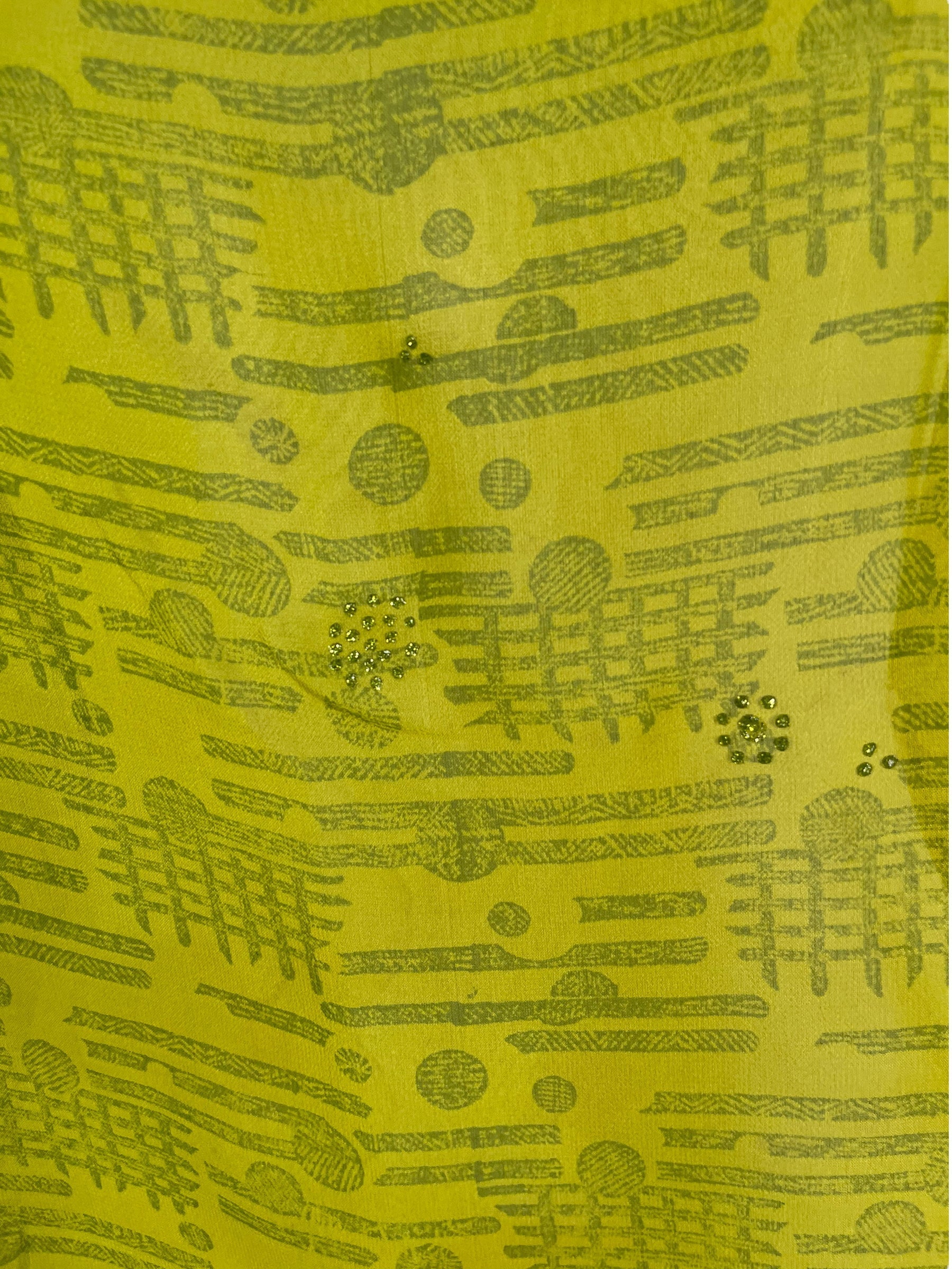 PRG6508 Sheer Avatar Pure Silk Side Slit Top - Velora Luxury Fashion