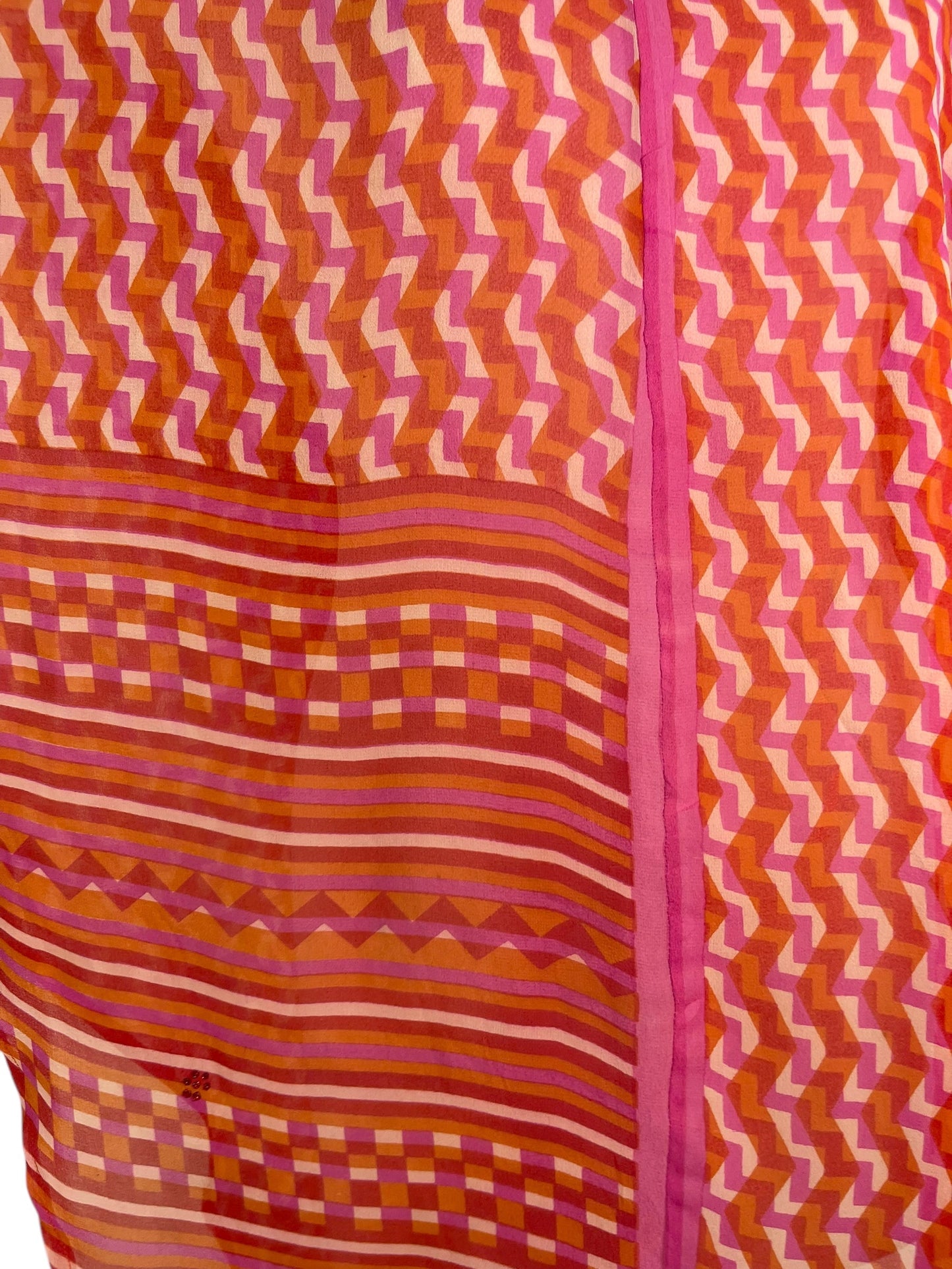 PRG6514 Sheer Avatar Pure Silk Waterfall Top - Velora