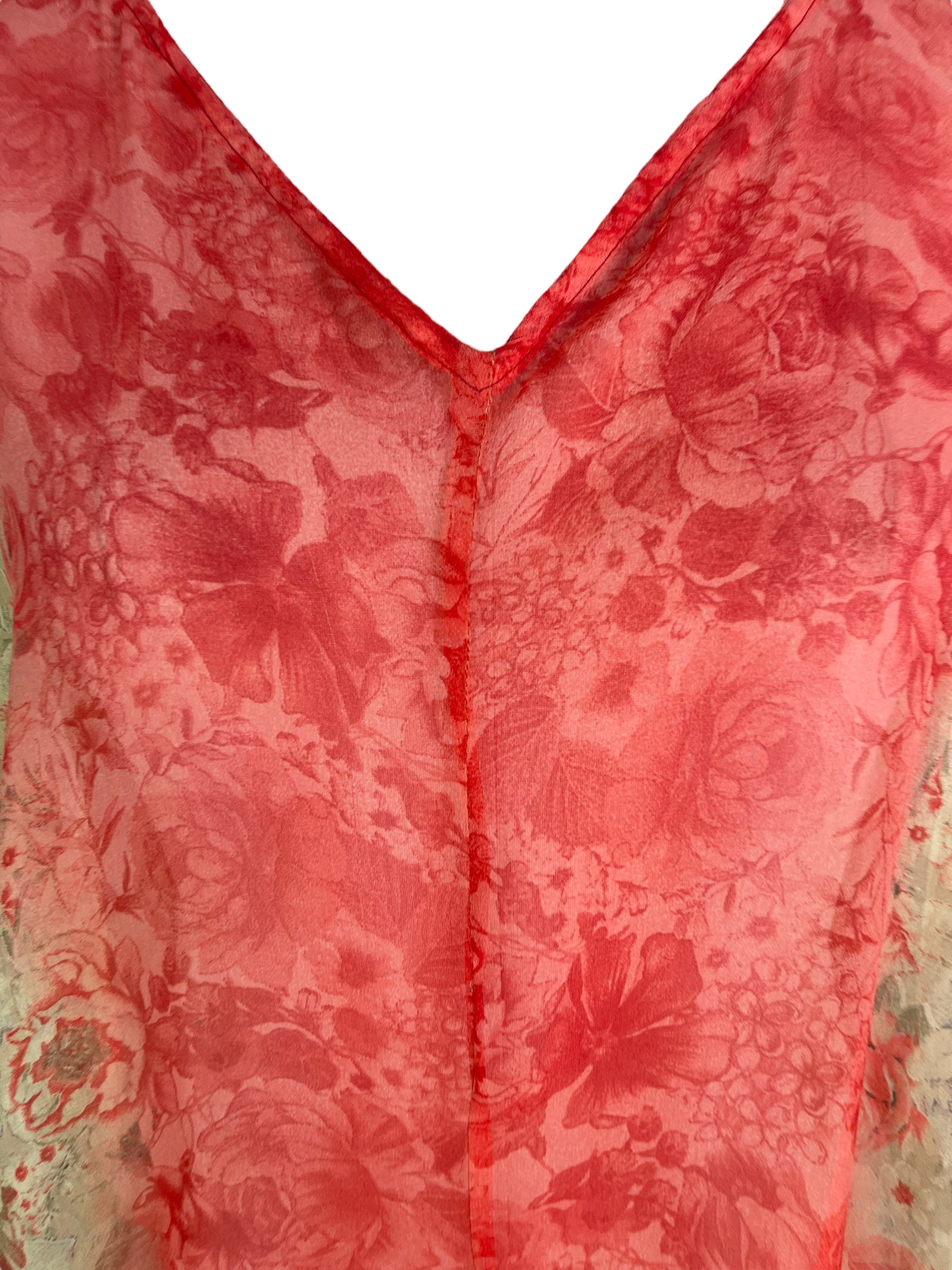 PRG6523 Sheer Avatar Pure Silk Waterfall Top - Velora Luxury Fashion