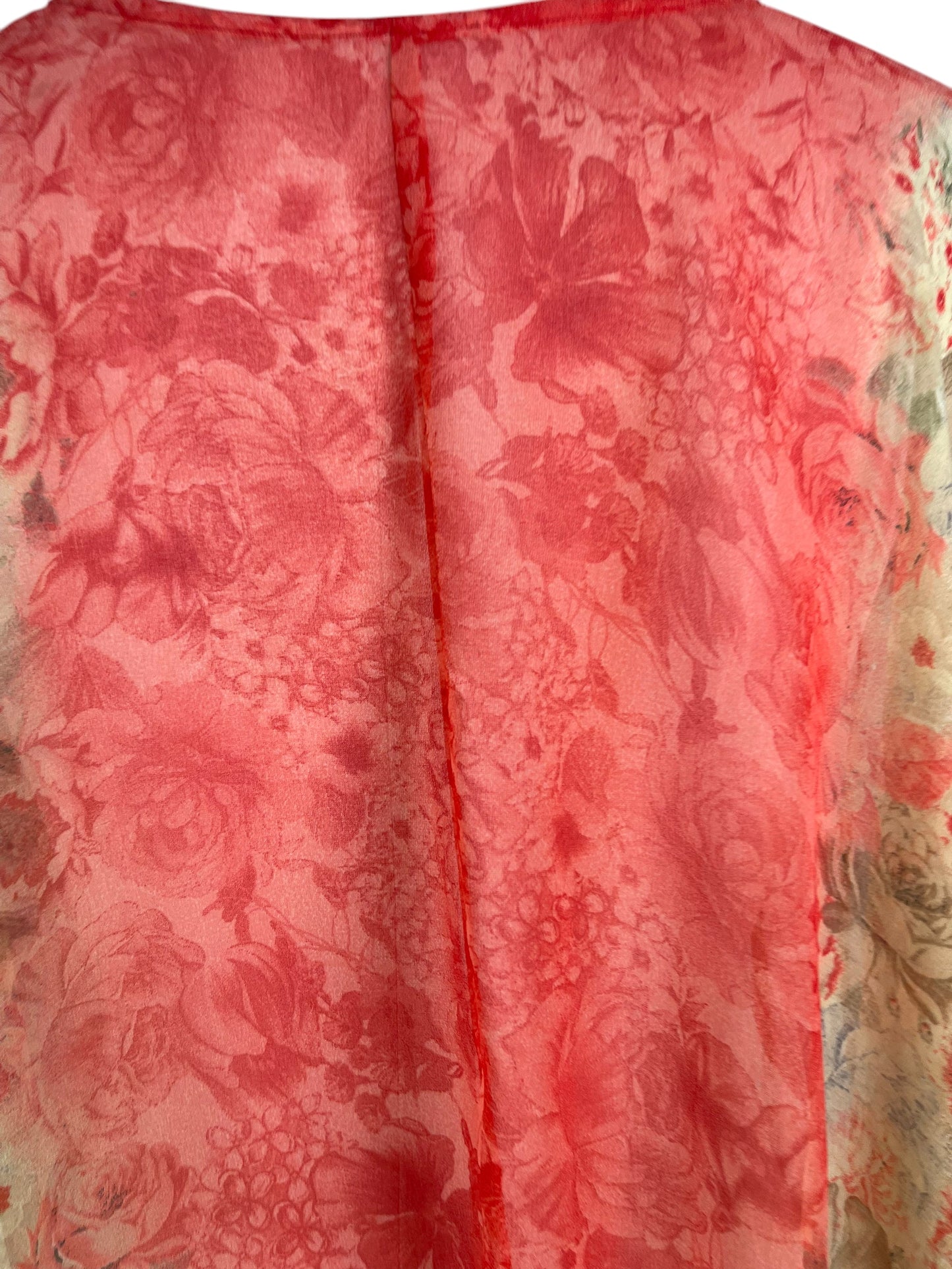 PRG6523 Sheer Avatar Pure Silk Waterfall Top - Velora Luxury Fashion