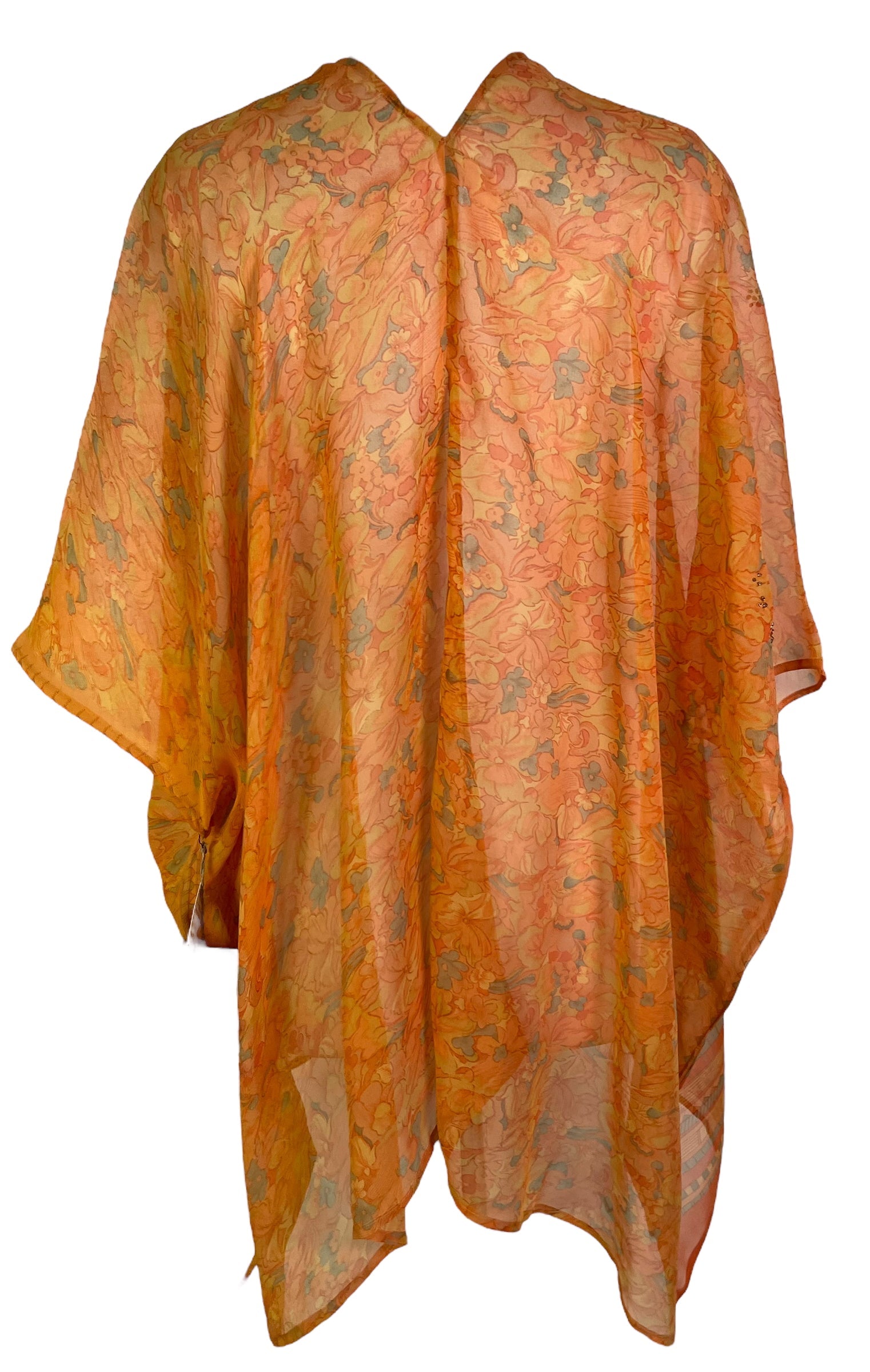 PRG6525 Sheer Avatar Pure Silk Cardigan - Velora