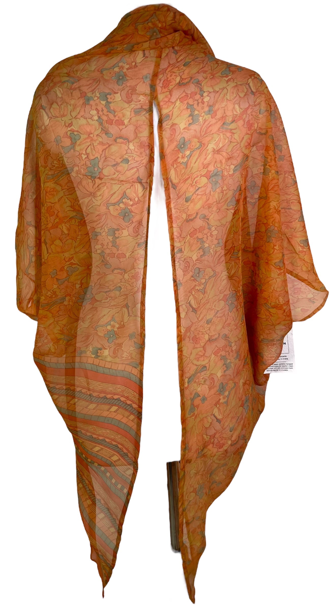 PRG6525 Sheer Avatar Pure Silk Cardigan - Velora