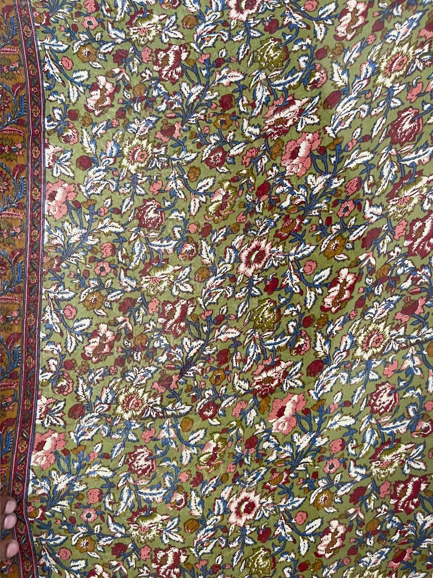 PRG6612 Sheer Avatar Pure Silk Short Kaftan Tunic without Slits - Velora