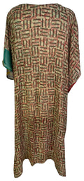 PRG6784 Sheer Avatar Pure Silk Maxi Kaftan - Velora Luxury Fashion