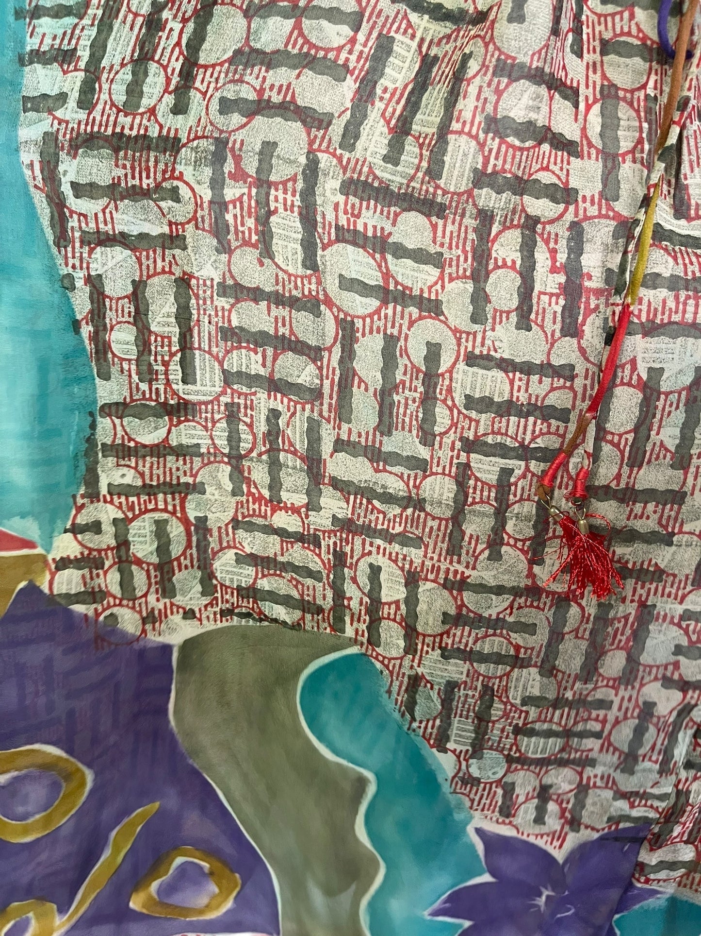 PRG6784 Sheer Avatar Pure Silk Maxi Kaftan - Velora