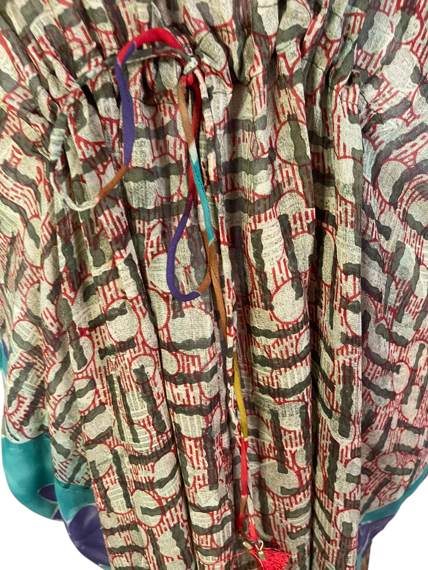 PRG6784 Sheer Avatar Pure Silk Maxi Kaftan - Velora