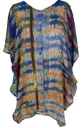 PRG6842 Sheer Sheer Avatar Pure Silk Waterfall Top - Velora Luxury Fashion