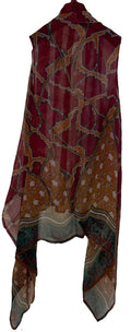 PRG6856 Sheer Avatar Pure Silk Versatile Vest - Velora Luxury Fashion