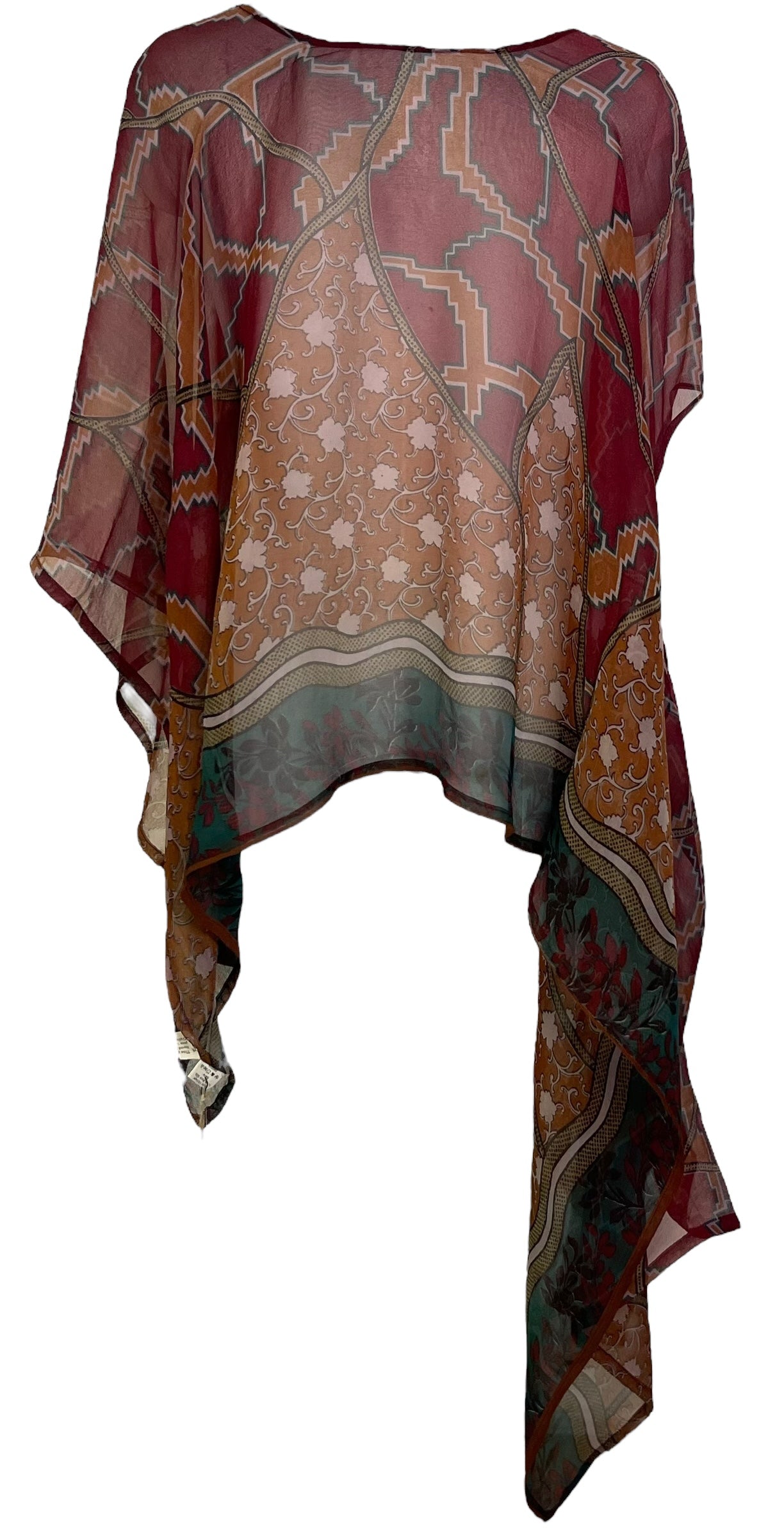 PRG6856 Sheer Avatar Pure Silk Versatile Vest - Velora Luxury Fashion