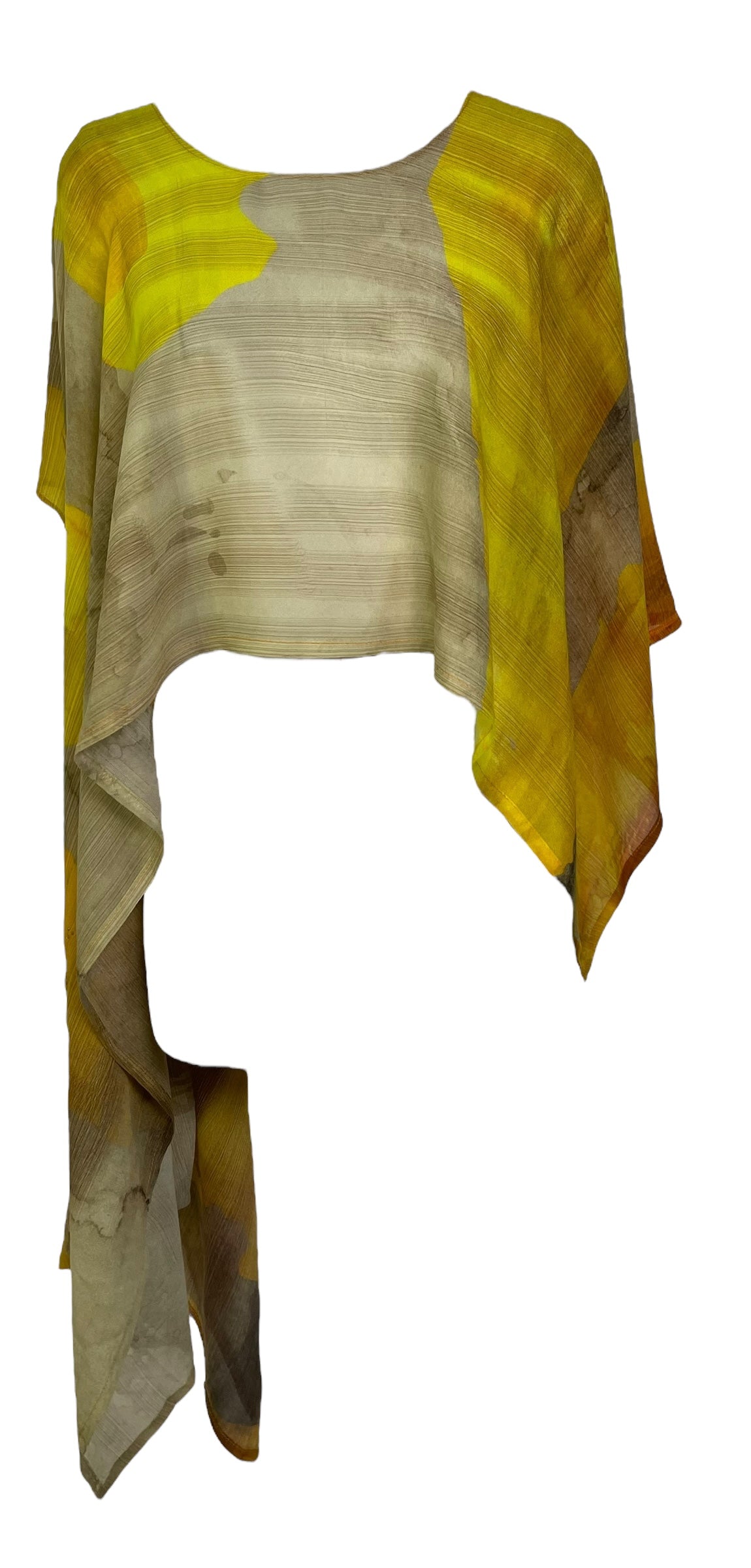 PRG6891 Sheer Avatar Pure Silk Versatile Vest - Velora Luxury Fashion