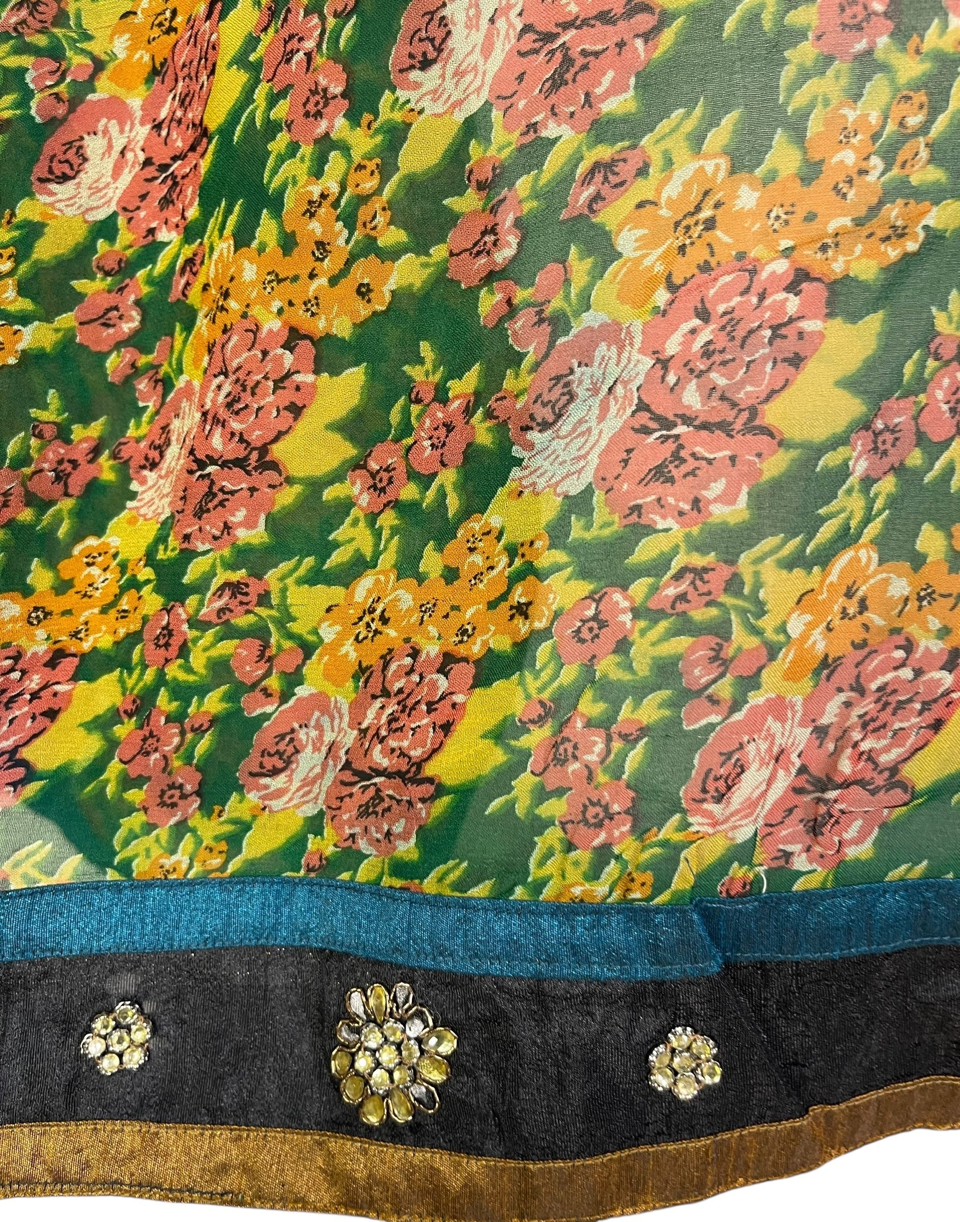 PRG6899 Sheer Avatar Pure Silk Capelet Poncho - Velora