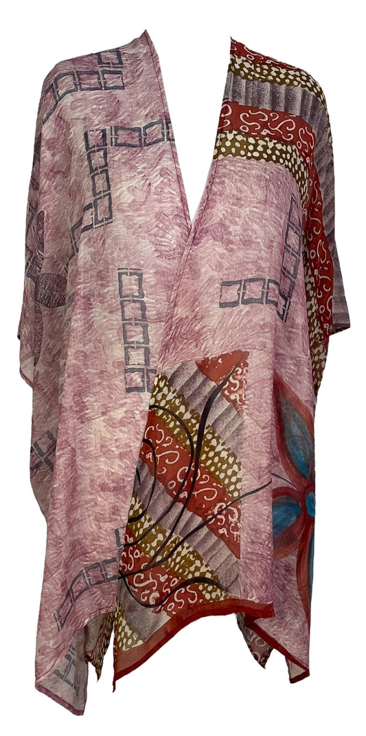 PRG7049 Sheer Avatar Pure Silk Cardigan - Velora Luxury Fashion