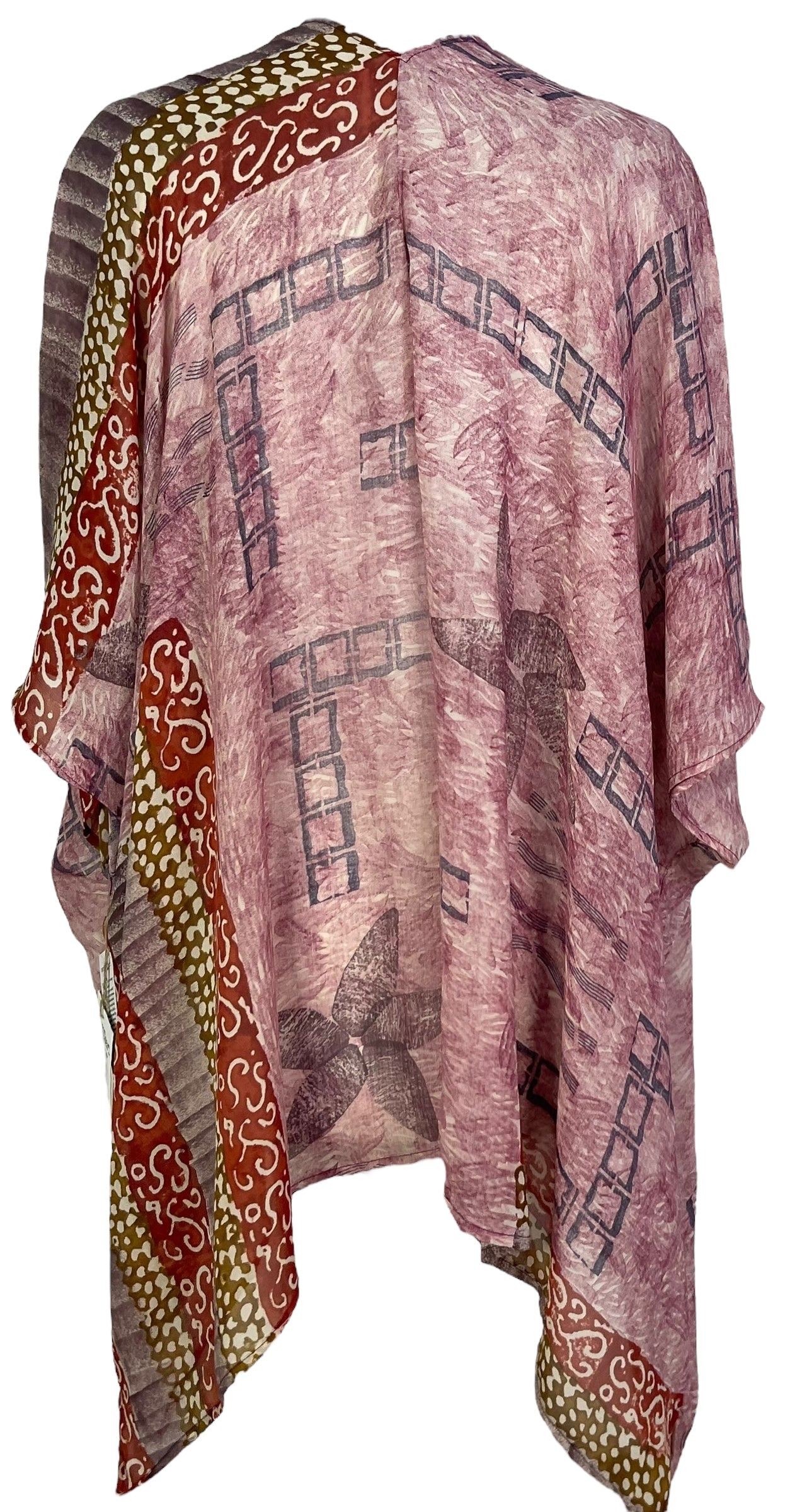PRG7049 Sheer Avatar Pure Silk Cardigan - Velora Luxury Fashion