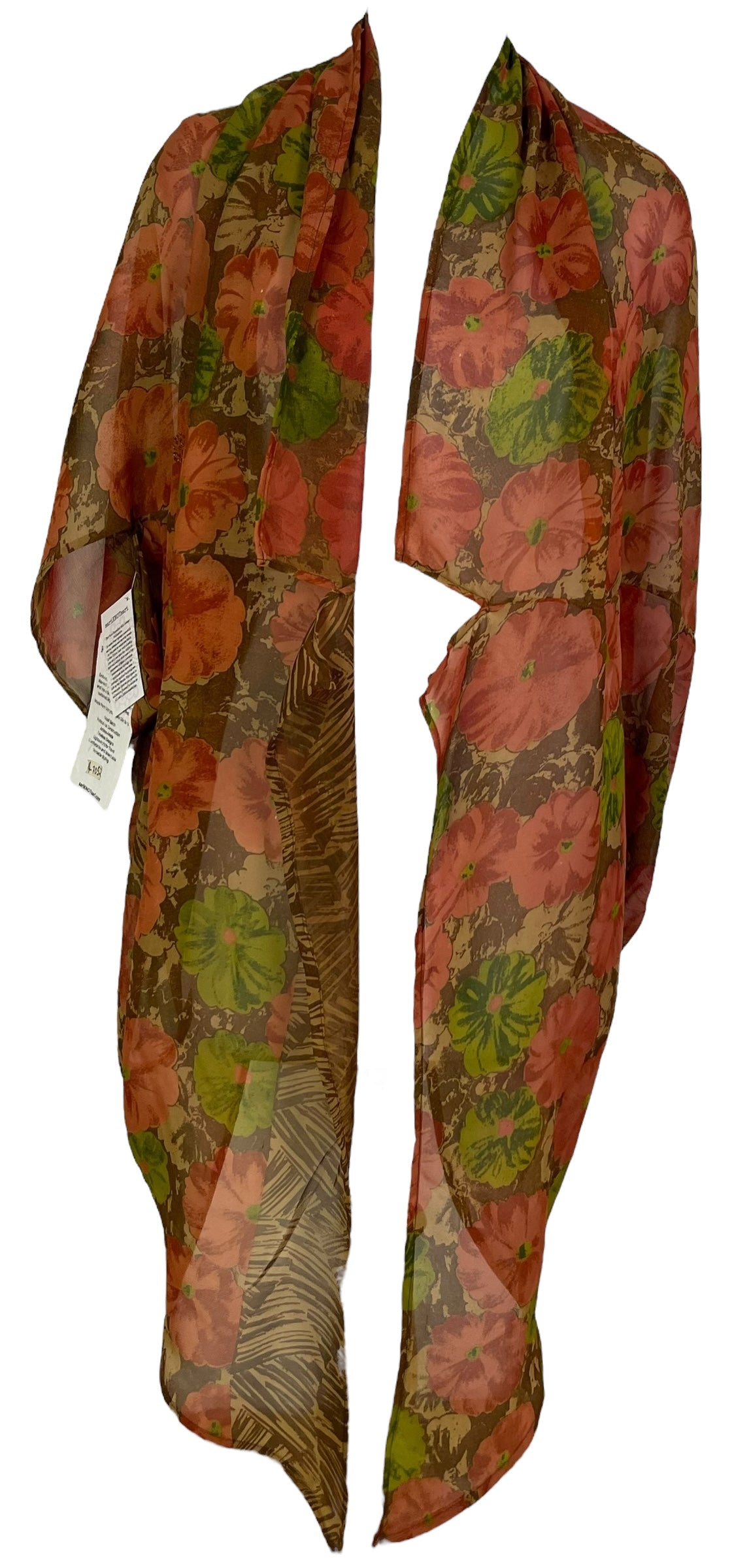 PRG7052 Sheer Avatar Pure Silk Cardigan - Velora Luxury Fashion