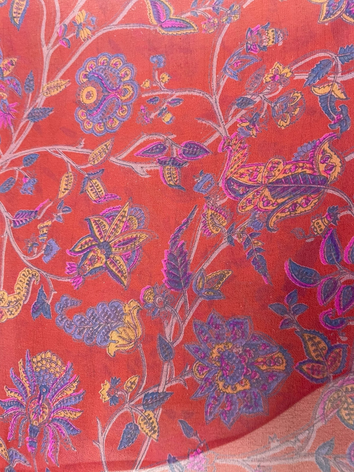 PRG7085 Sheer Avatar Pure Silk Capelet Poncho - Velora