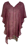 PRG7089 Sheer Avatar Pure Silk Waterfall Top - Velora Luxury Fashion