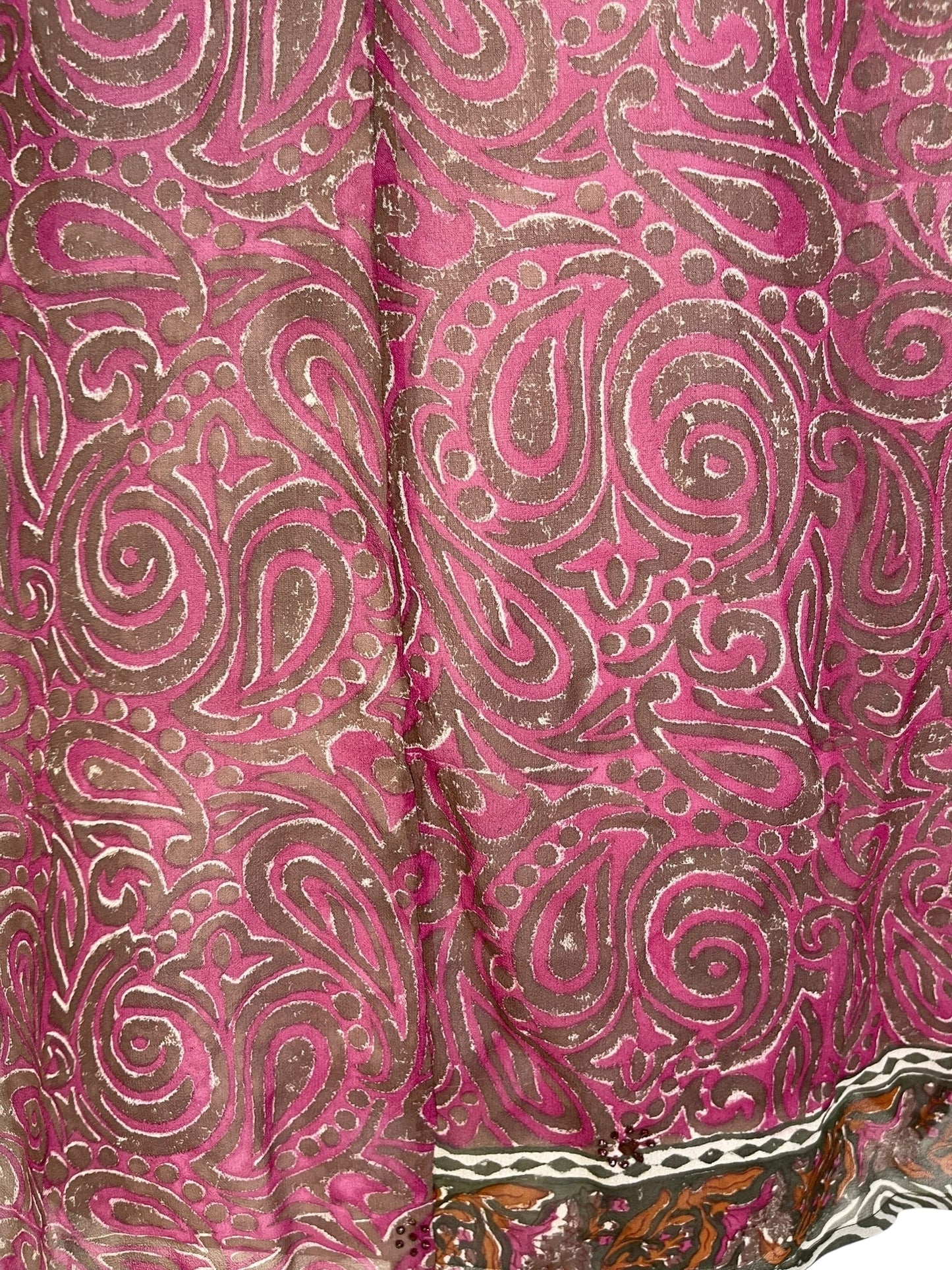 PRG7089 Sheer Avatar Pure Silk Waterfall Top - Velora Luxury Fashion